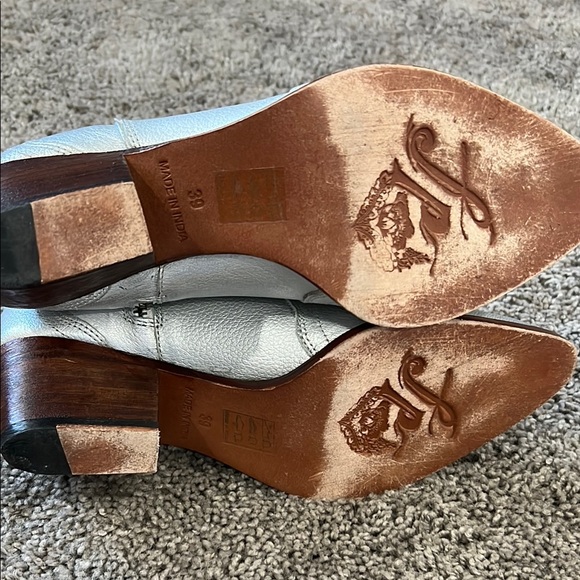 Free People Women's Silver Ankle Boots - Picture 3 of 10